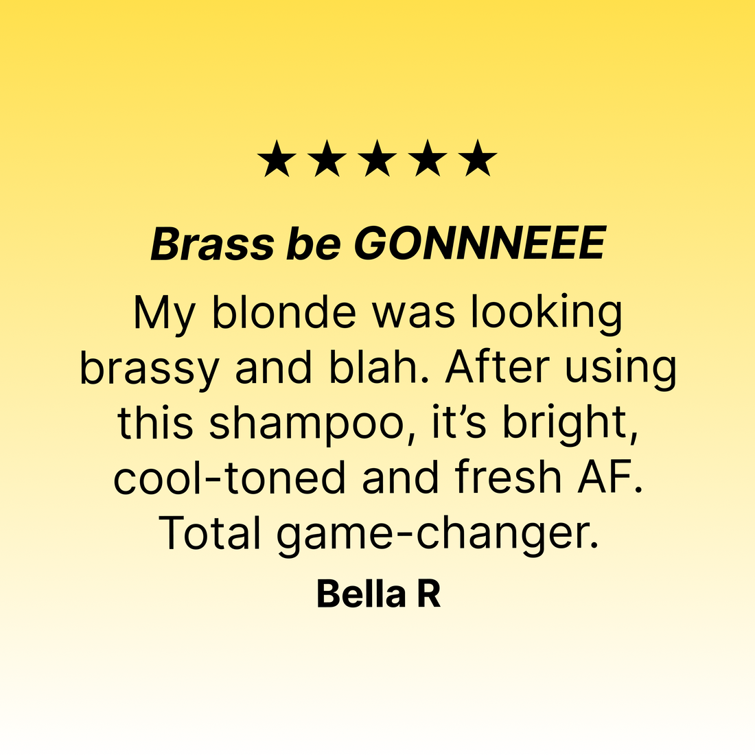 Blonde Toning Shampoo